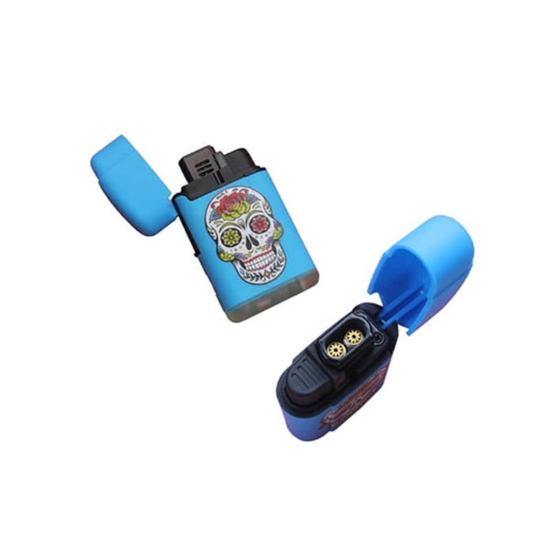 Lighter, Gas Lighter, Colored Lighters, Skull Design – 15003