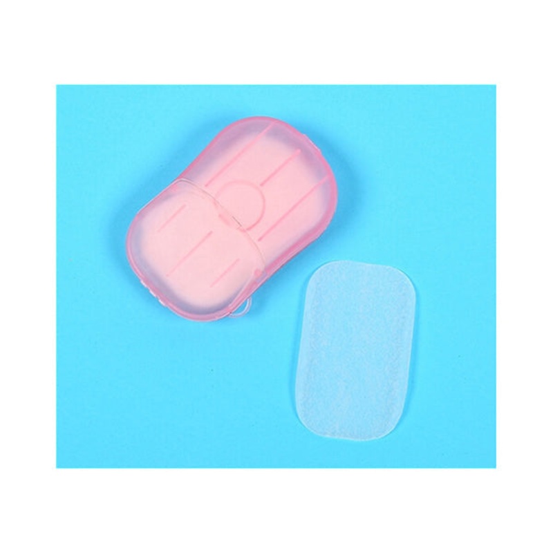 Portable Hand Soap, Travel Disposable Soap Sheet Mini Box Soap Sheet – 14513