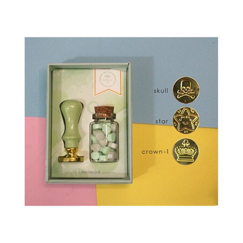 Sealing Waz Set – 14607|Brand New|Crown-1|Skull|Star