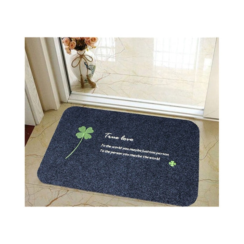 Water Absorption Slip-Resistant Carpet Door Mats Clover Living Room Bedroom Rug – 14432, Available in Different Colors