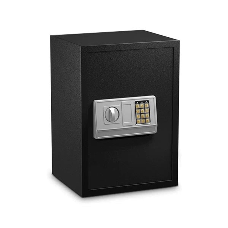 13KG Solid Steel Electronic Digital Safe Box with Double Locking Steel Bolts T-50EA – W35 x D30 x H50 Cm – 12079