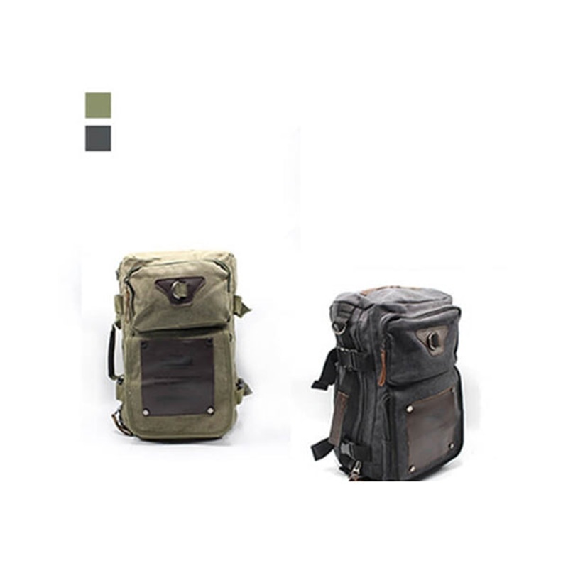 Backpacks Heavy-duty Waterproof Canvas Backpack, Well Suited for Heavy and Extreme Camping, Hiking and Outdoor Activities – 10173