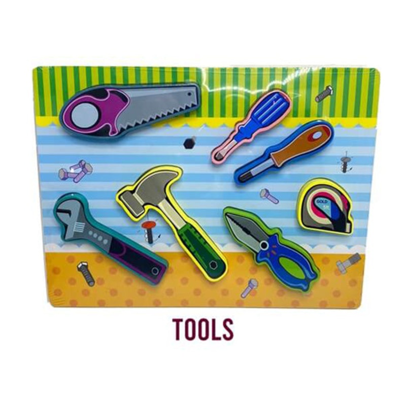Buy Kids Wood Puzzle, Puzzle For Kids, Suitable for Learning – Tools – 15719
