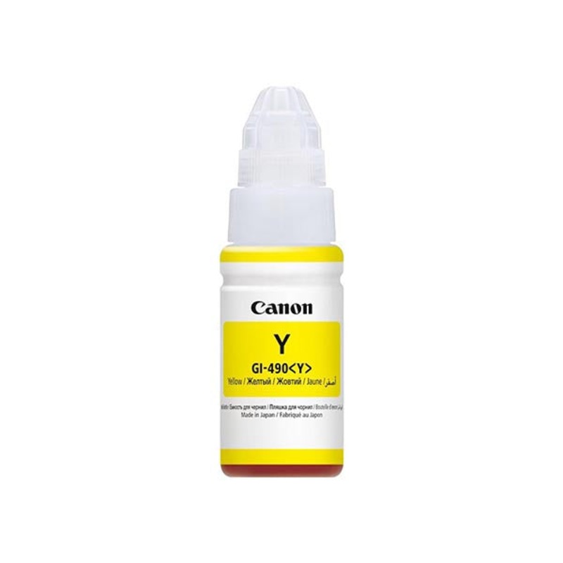 Canon GI-490 Ink Bottle, Yellow