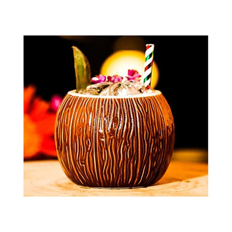 Coconut Cup Vintage Mugs Glass Beer – 15874