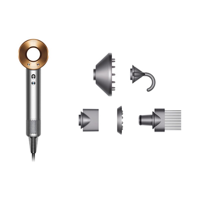 Dyson HD07 Dyson Supersonic Hair Dryer (Nickel/Copper), with 2 Years Official Channel Warranty