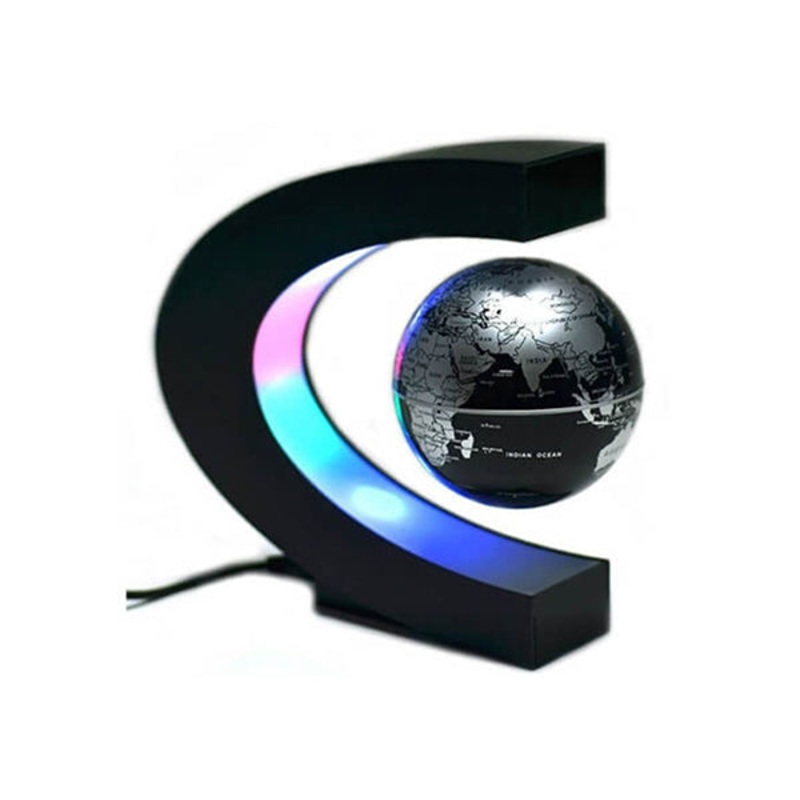 Globe Magnetic Floating In Midair With Colorful Led Light – 13847