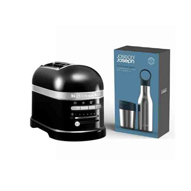 KitchenAid 5KMT2204BOB Artisan Toaster 2 Slice + Free Bundle Joseph Joseph 81129