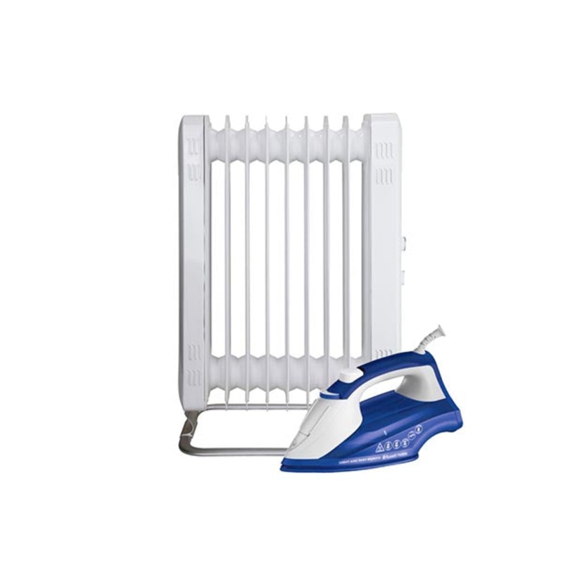 MILL JA2000 Heater + Free Russell Hobbs Iron 2400W