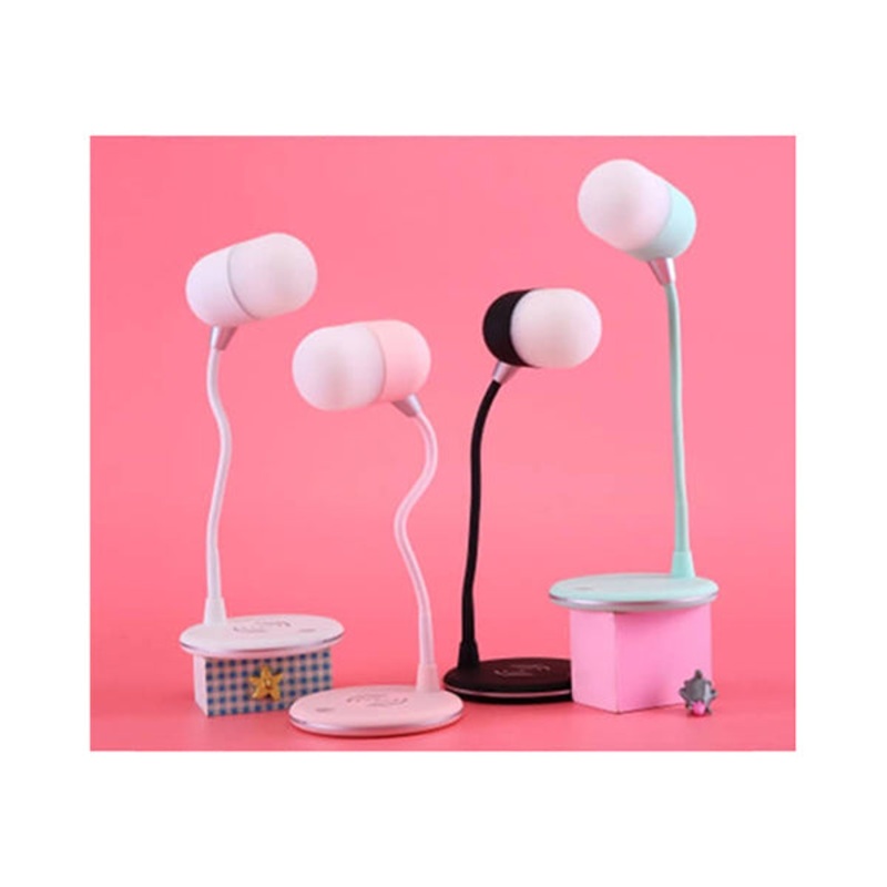 Night Lamp, High-quality Desk Night Lamp with Bluetooth Speaker and Wireless Charger for Mobile – 13783