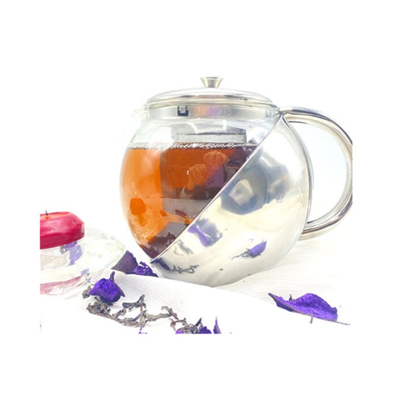 Relax Tea Maker Glass Stainless Steel 1100 ML – 15733