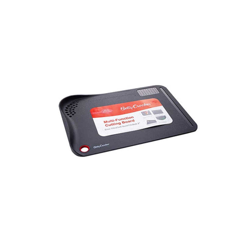 Betty Crocker, BC4113, Plastic Multi-function Cutting Board – 33x23x0.5cm