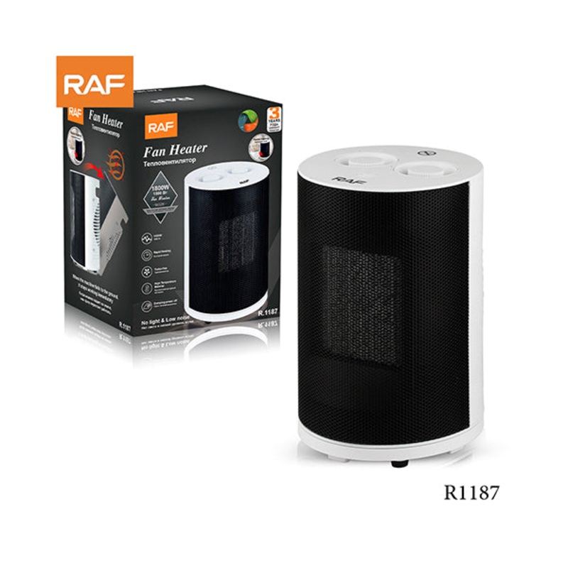 RAF R.1187, Ceramic Fan Heater, 1800 W – R1187