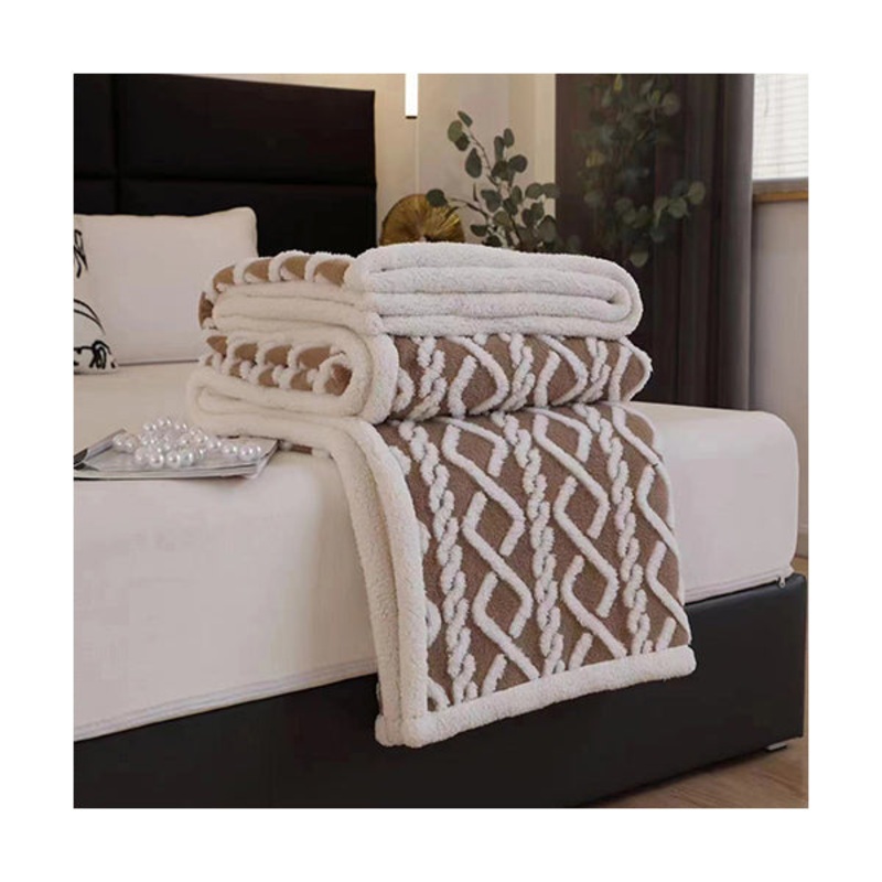 Sherpa Blanket Fluffy Soft Double Sided 200x230cm – 11778