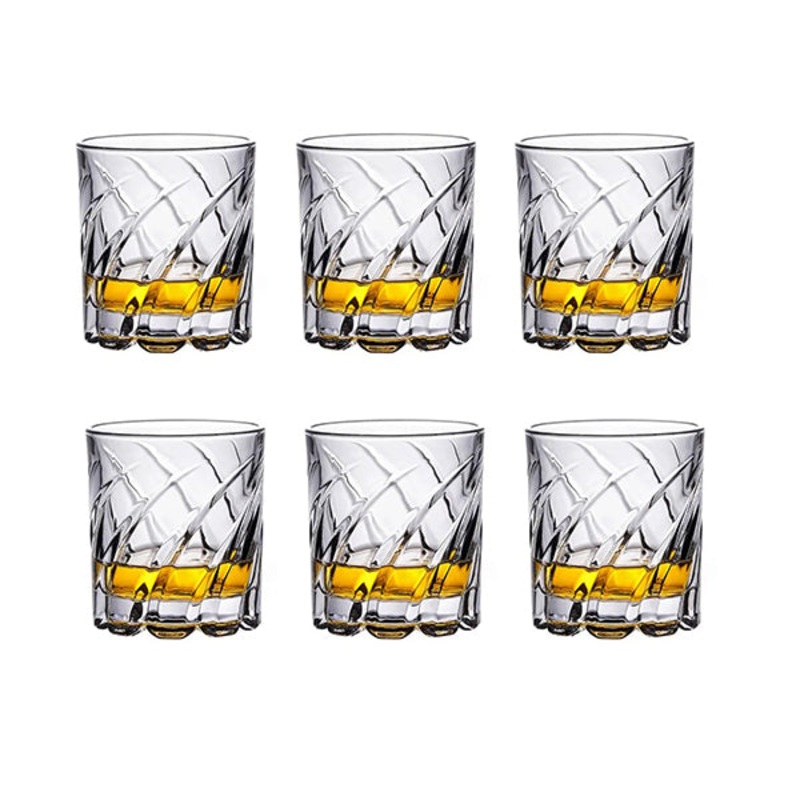 6-Pc Spinning Glasses Set, Rotating 280ML – 11261