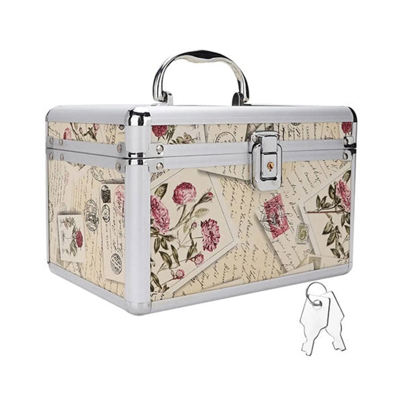 Aluminium Cosmetic and Makeup Bag, 23 x 15 x 15Cm – 12165