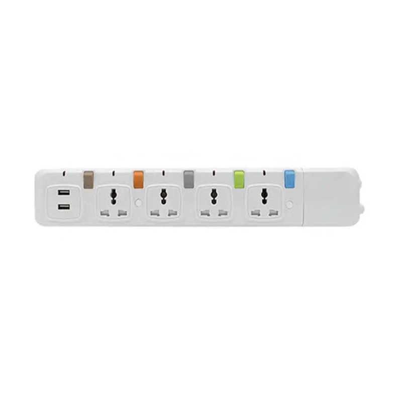 Hay-Power 4 -Way Extension With USB BW-005USB