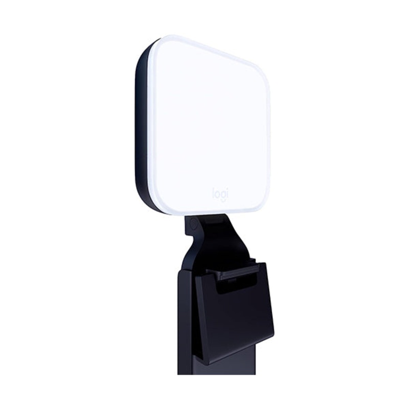 Logitech for Creators Litra Glow Premium LED Streaming Light with TrueSoft, Adjustable Monitor Mount, Brightness & Color Temp Settings, Desktop App Control for PC/Mac – 946-000001