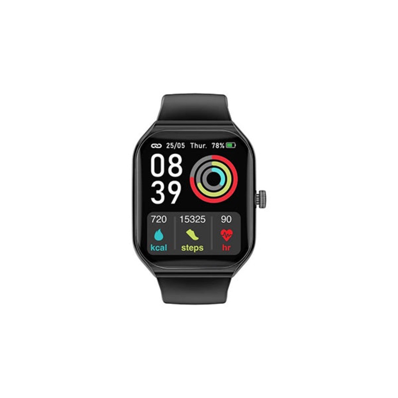 Promate, ProWatch-AM19, 1.96 Fitness Tracker Smartwatch with BT Calling – PROWATCH-AM19