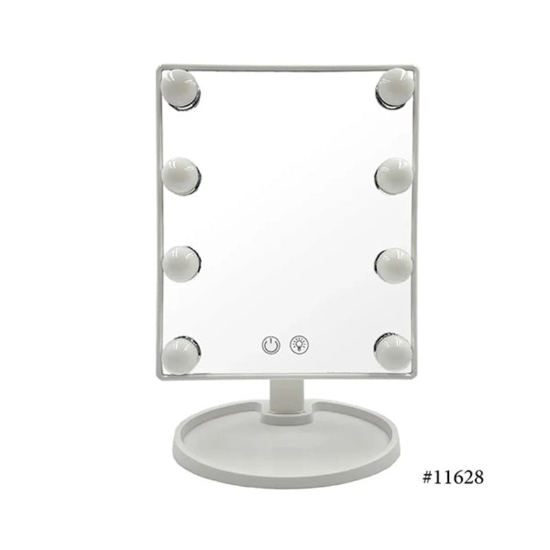 Rotating Illuminated Mirror with 8 Lights – 11628