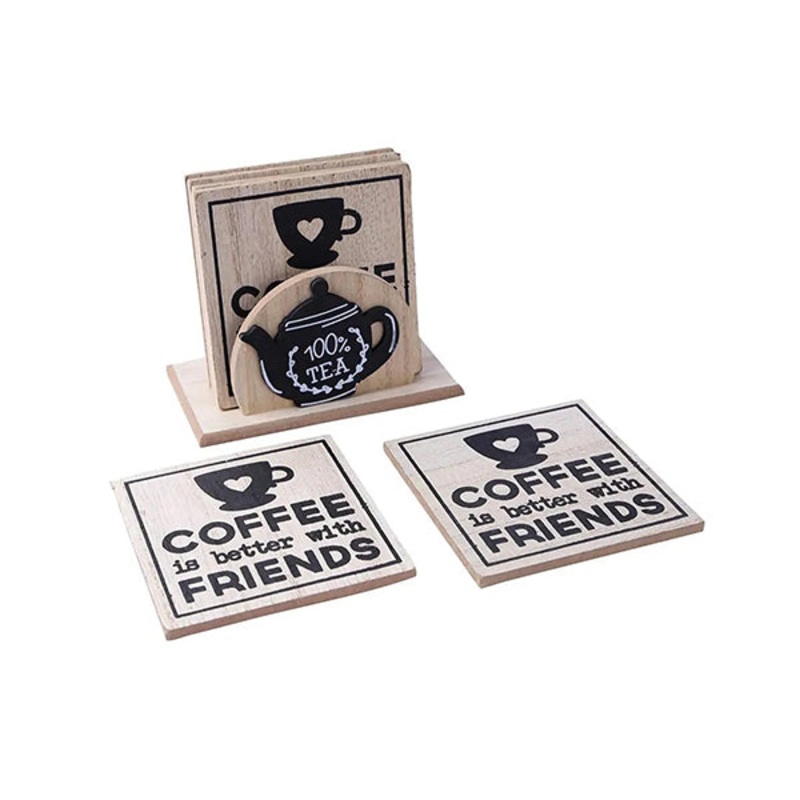 Vintage Home Wooden Coasters, Sous-Verre – 10709