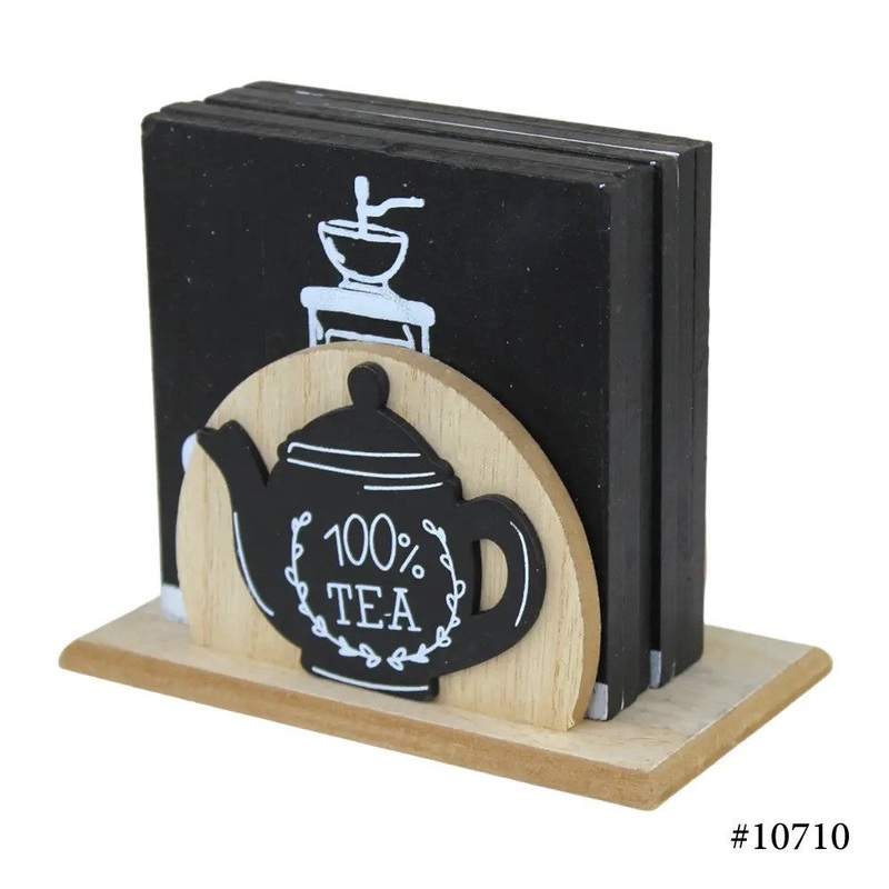 Vintage Home Wooden Coasters, Sous-verre – 10710