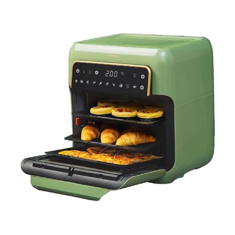 Xiaomi Onemoon OA9 Electric Air Fryer Oven 10L Large Capacity Non-Stick Multifunctional Cooker – 1500W Green, Adjustable Temperature Control Knob, Safe and Non-Toxic