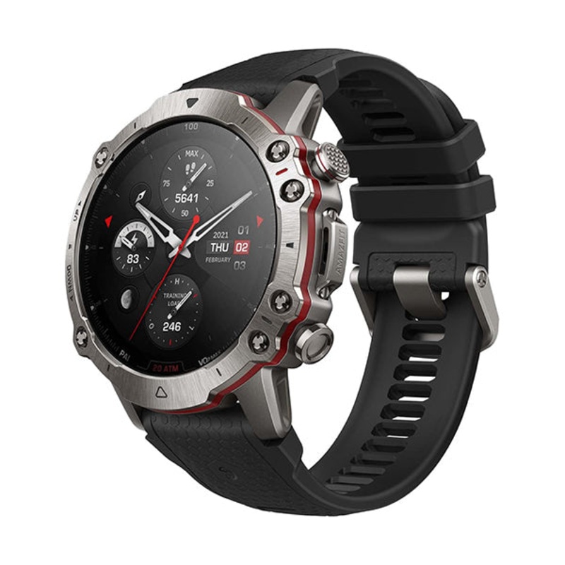 Amazfit Falcon, Smart Watch for Men, Premium Multisport GPS Smartwatch, Accurate GPS Tracking, Strength Training, 150+ Sports Modes, Titanium Body, 200m Waterproof, Military-Grade Digital Watch