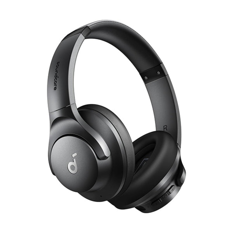 Anker, Soundcore Q20i Hybrid Active Noise Cancelling Headphones, Wireless Over-Ear Bluetooth, 40H Long ANC Playtime, Hi-Res Audio, Big Bass, Customize via an App, Transparency Mode