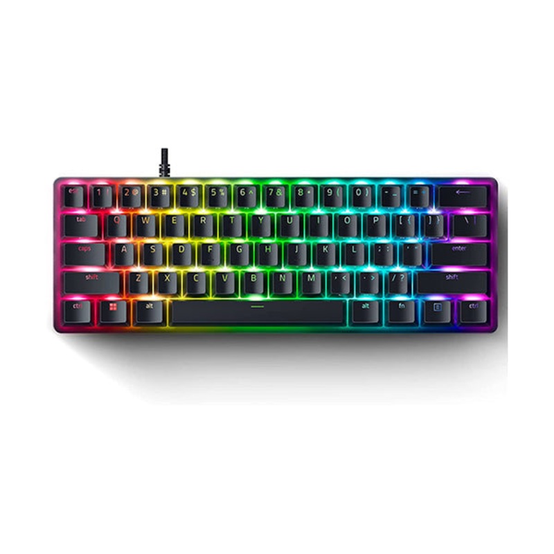 Razer Huntsman Mini Clicky Optical Purple Switch USB-C Gaming Keyboard I RGB Customizable backlighting – RZ03-03390100-R3M1