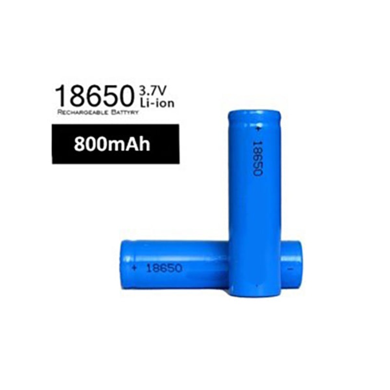 Rechargeable lithium-ion Battery 18650 800mAh