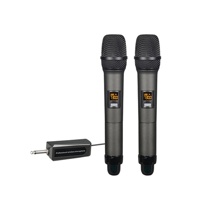 Sheir UHF Dual Channel Wireless Microphones W15