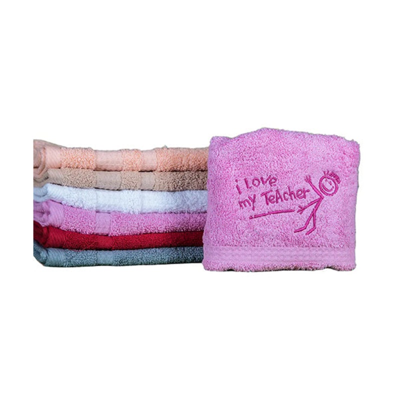 Teachers Day Cotton Embroidered Towel 40x60cm – TD-T1