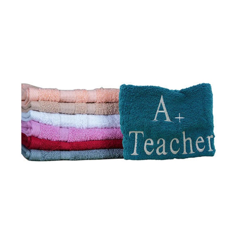 Teachers Day Cotton Embroidered Towel 40x60cm – TD-T2
