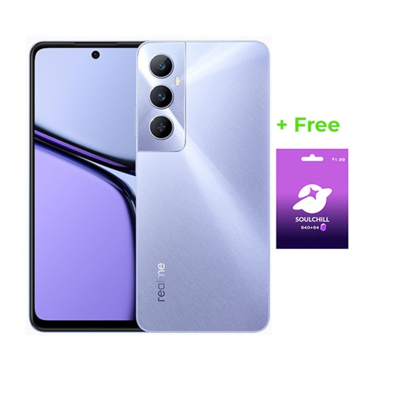 Realme C75 24GB/256GB (16GB Extended RAM) + Free Soulchill 840 + 84 Free Crystals Voucher + 120 Days Screen Replacement Warranty