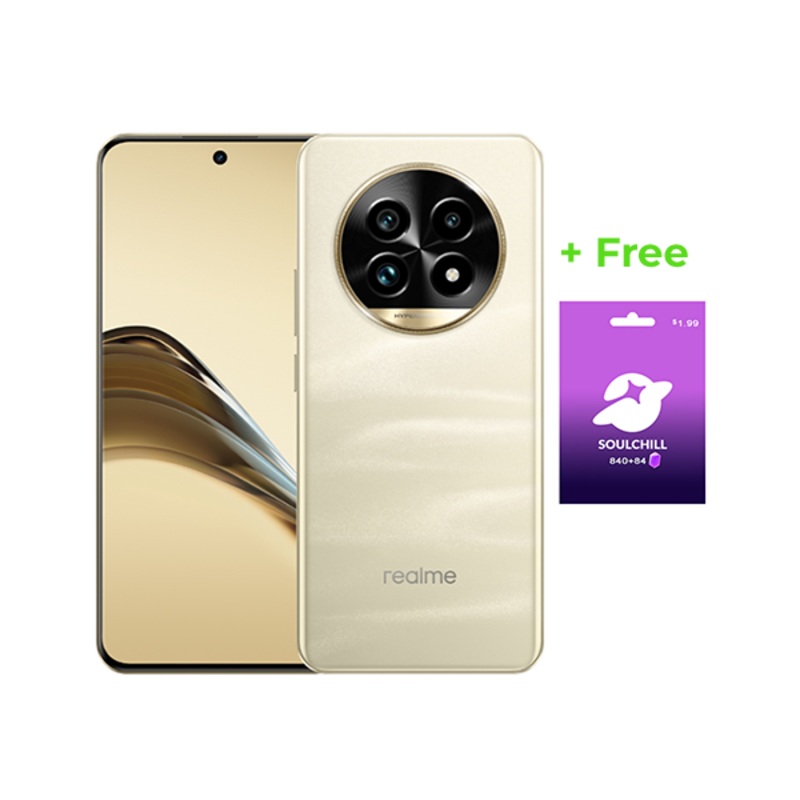 Realme R13 Pro+ 24GB/512GB (12GB Extended RAM) + Free Soulchill 840 + 84 Free Crystals Voucher + 120 Days Screen Replacement Warranty