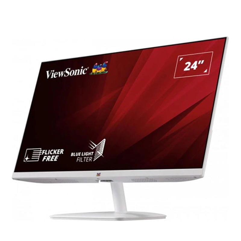 ViewSonic VA2430-H-W-6 24 Full HD Monitor with White Narrow Bezel