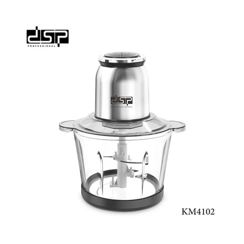 DSP KM4102, Electric Kitchen Chopper, 250W, 2.0Ltr – Glass Bowl – KM4102
