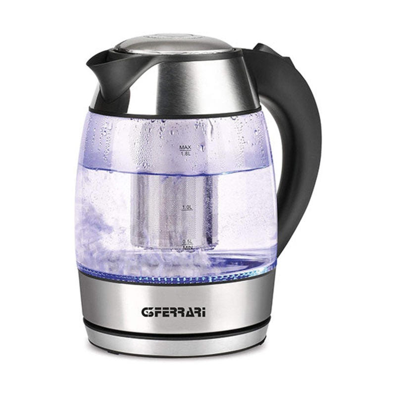 G3Ferrari G10066, BolleBlu Electric Glass Kettle and Teapot for Infusion Teas 1.8 Litre