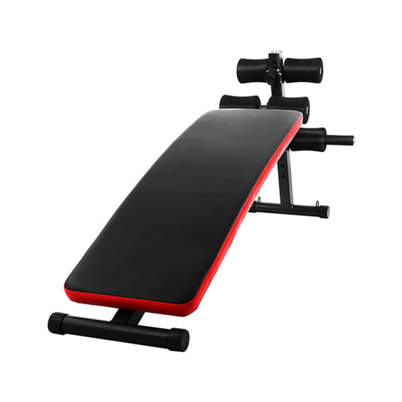 Signature Fitness Sit Up Bench Utility Bench Crunch Ab Bench for Toning and Strength Training – 12361