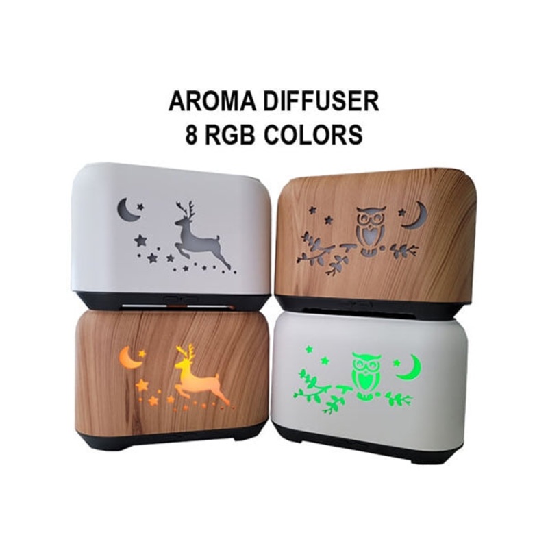 Aroma Humidifier – 16048|Deer- Beige|Deer-White|Owl-Beige|Owl-White