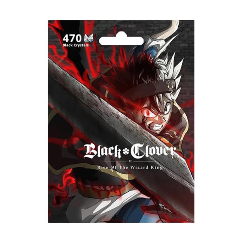 Black Clover Mobile – 470 Black Crystals – International