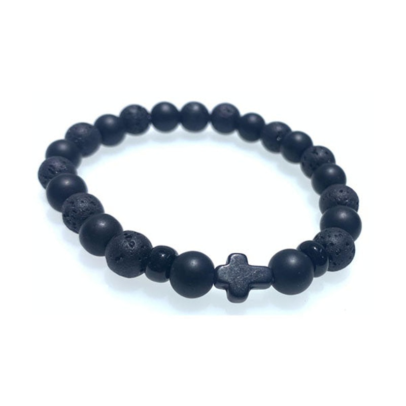 Bracelets Unisex Lava Stone Bracelet – BraVP6rqU