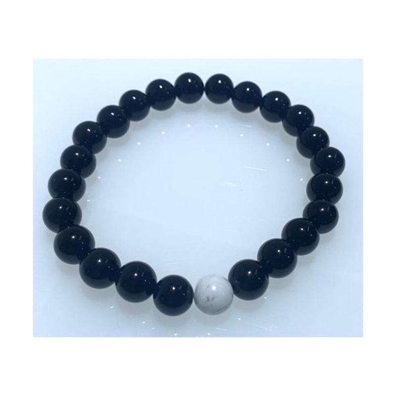 Crystal Bead Bracelets Stretch, Round Shape for Unisex – Cry0yiUG2