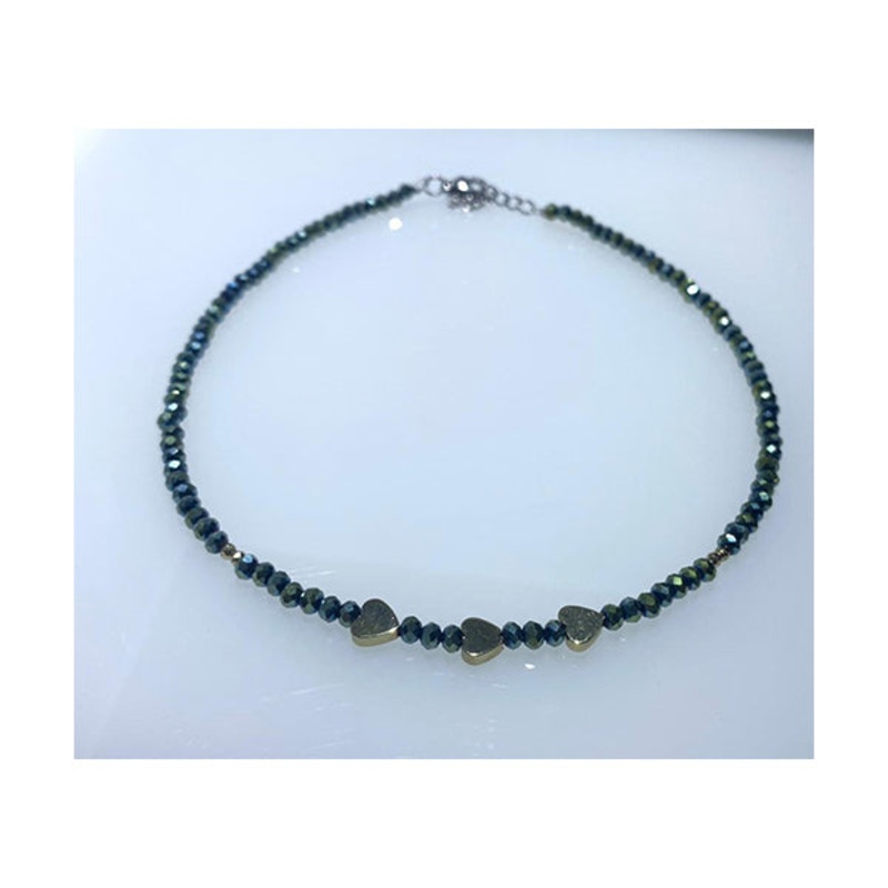 Crystal Beaded Choker Necklace for Her – CrytH9XaU