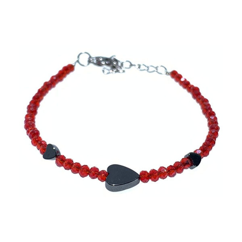 Crystal Beads Bracelet with Stainless Steel for Women – CrySfO4JI