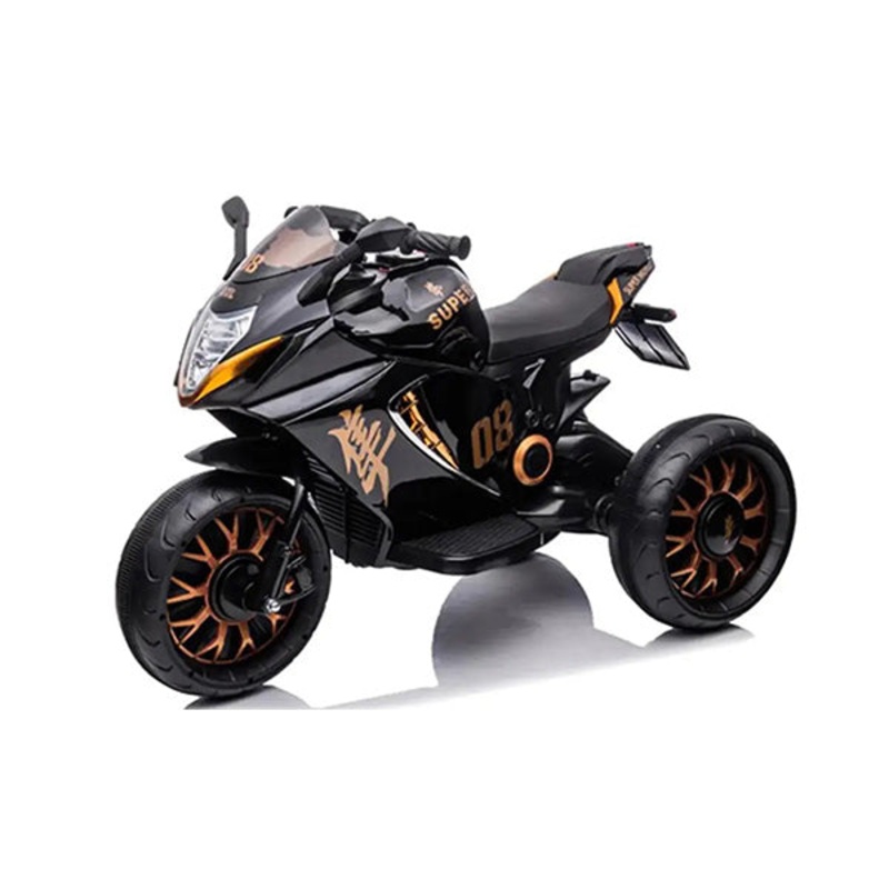 Kids Ride on Motorcycle, with Training Wheels, Head Light, Music – 1688