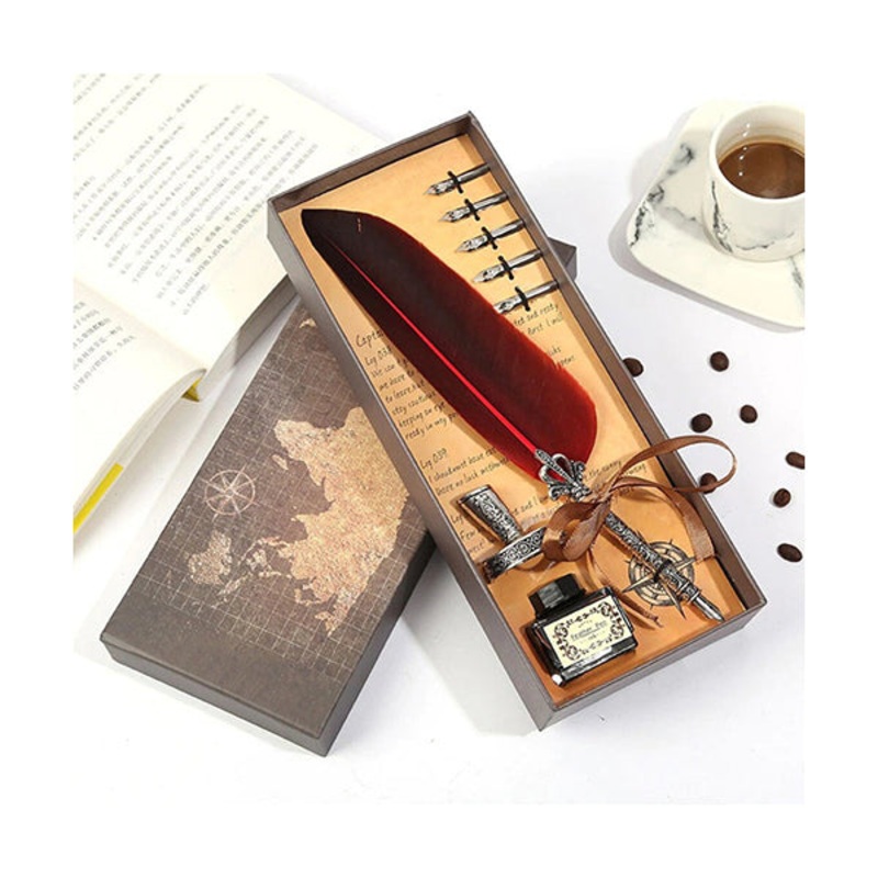 Retro Vintage Feather Pen – 16006