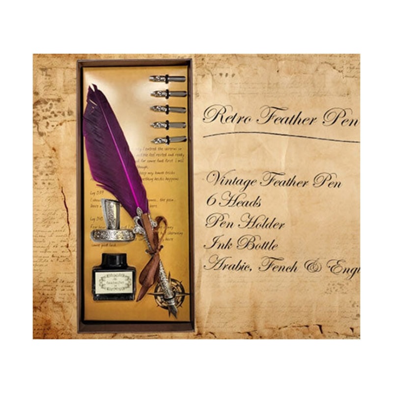 Retro Vintage Feather Pen – 16013