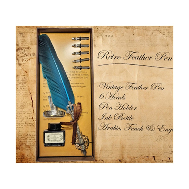 Retro Vintage Feather Pen – 16015